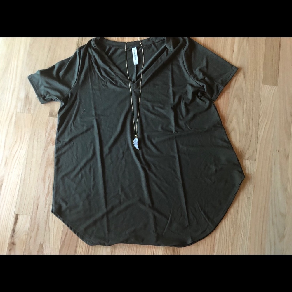 The comfiest shirt I have ever put on in Olive